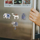 Evil Eye And Camel Fridge Magnet Set Of Four (1.5 Inch)