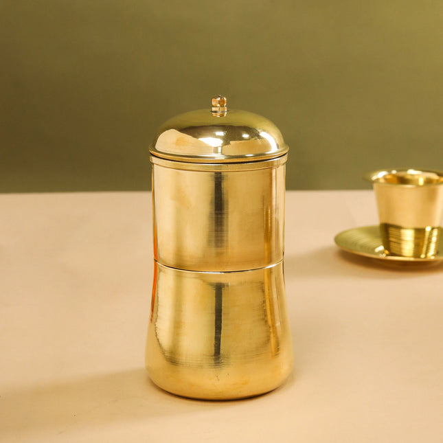 Brass Coffee Filter Machine (6.4 Inch)