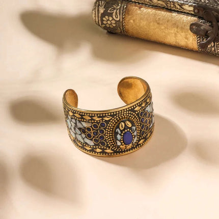Brass Stone Bracelet