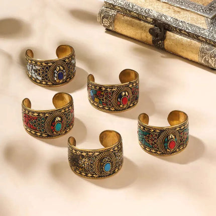 Brass Stone Bracelet