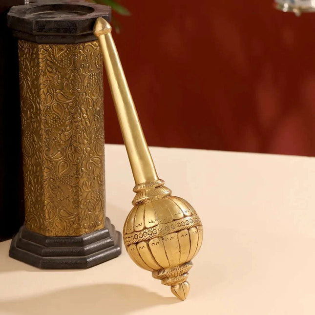 Brass Hanuman Mace/Gada (13.5 Inch)