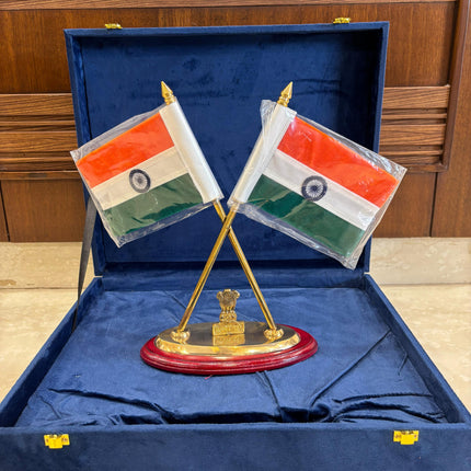 Brass National Flag Stand (12 Inch)