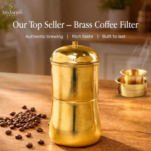 Brass Coffee Filter Machine