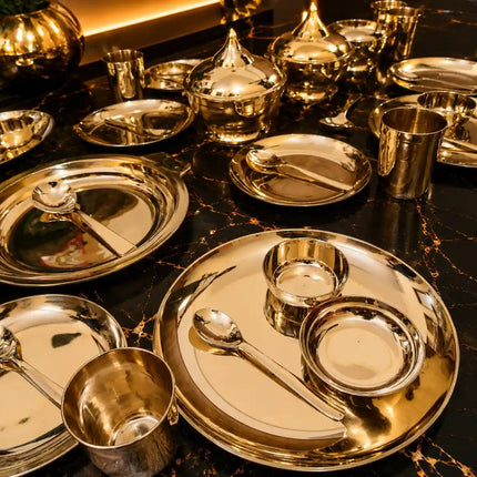 Kansa Luxury Dinner Serving Set