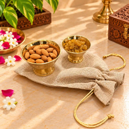 Brass Pooja Potli Gift Hamper: Bulk Corporate Gifting