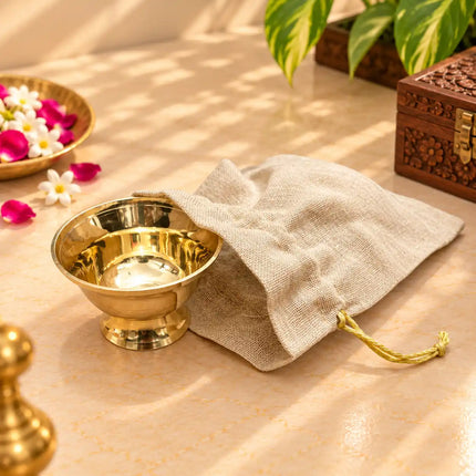 Brass Pooja Potli Gift Hamper: Bulk Corporate Gifting