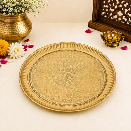 Elegance Handcrafted Pooja Thali