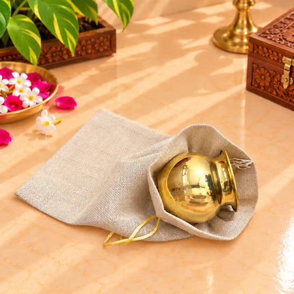 Brass Pooja Potli Gift Hamper: Bulk Corporate Gifting