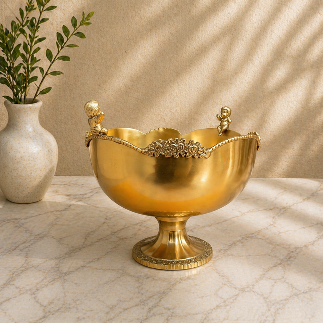 Brass Royal Design Decorative Fruit Bowl
