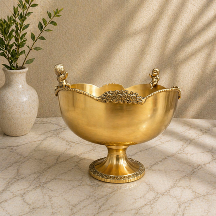 Brass Royal Design Decorative Fruit Bowl