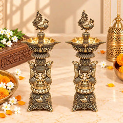 Shine Bright with the Best Brass Samai/Lamps - Buy Online Now!