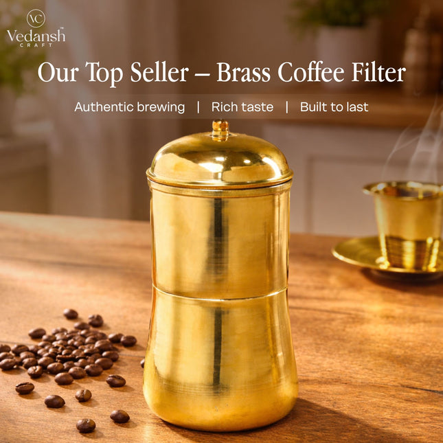 Brass Coffee Filter Machine