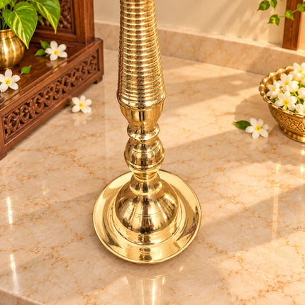 Brass Divine Samai Lamp Pair (25 Inch)