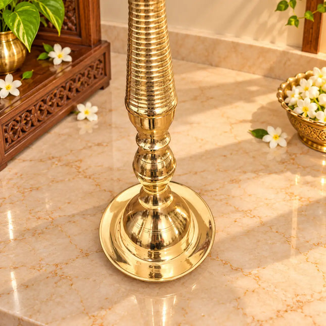 Brass Divine Samai Lamp Pair (25 Inch)