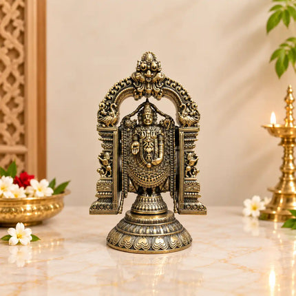 Brass Tirupati Balaji/Venkateshwar lightweight Idol