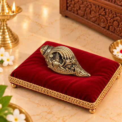Brass Lightweight Vishwaroopam Vishnu Conch