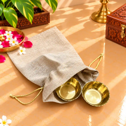 Brass Pooja Potli Gift Hamper: Bulk Corporate Gifting