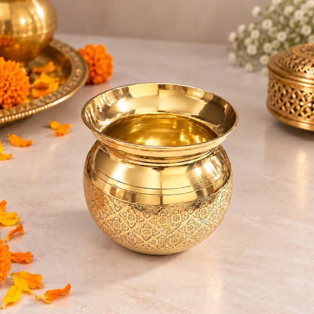 Brass Pooja Kalash (4 Inch)