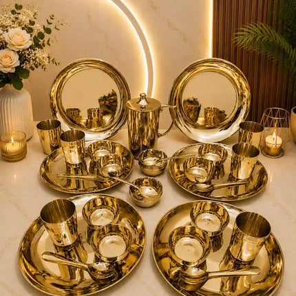 Kansa Luxury Dinner Serving Set