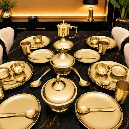 Kansa Luxury Dinner Serving Set