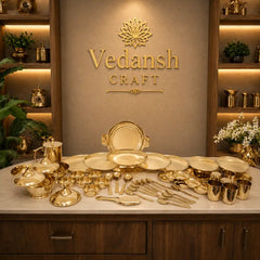 Brass Dinner Set and Thali Dinner Set