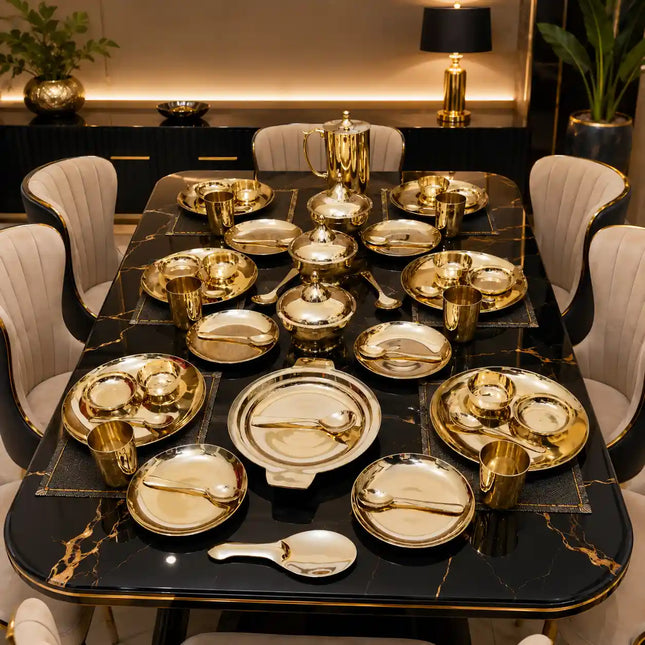 Kansa Luxury Dinner Serving Set