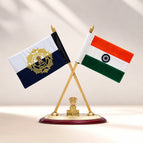 National & Kolkata Police Force Flag