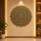 Brass Handcrafted Mandala Wall Hanging Decor