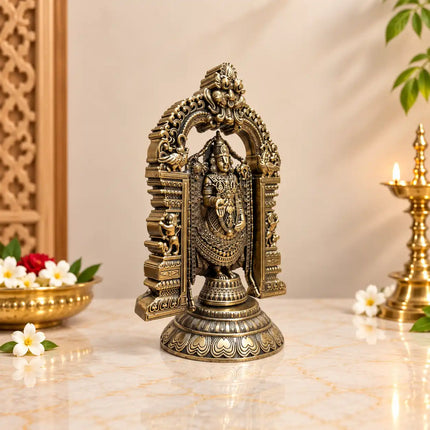 Brass Tirupati Balaji/Venkateshwar lightweight Idol
