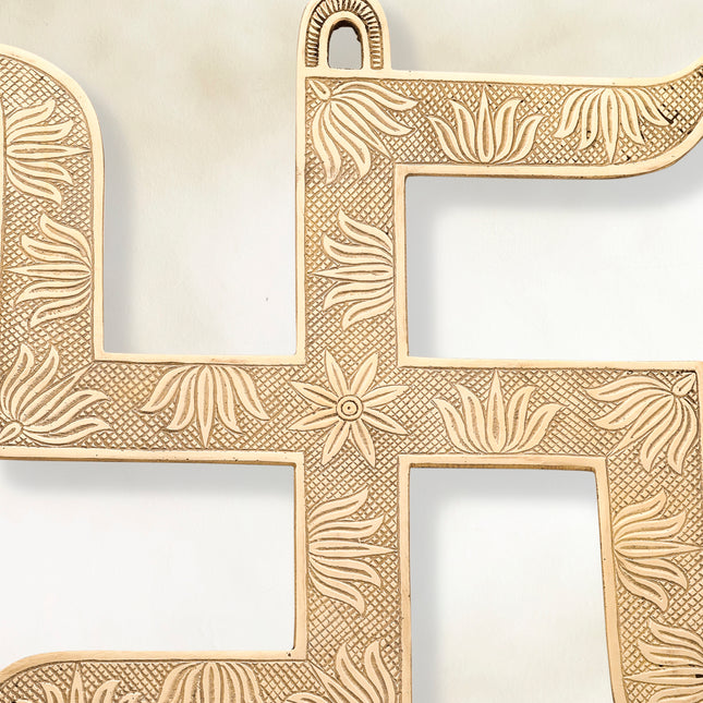 Brass Swastik Wall Hanging