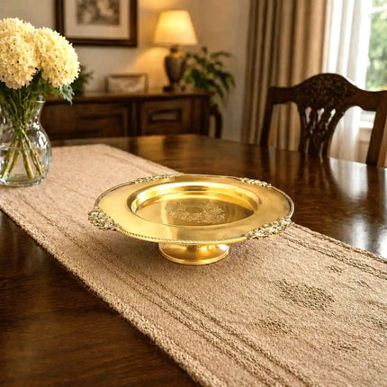 Brass Traditional Dessert Display / Cake Stand (11.5 Inch)