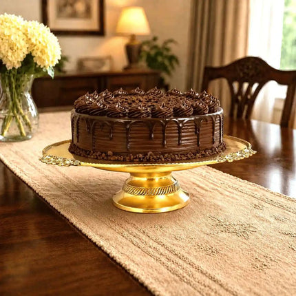 Brass Traditional Dessert Display / Cake Stand (11.5 Inch)