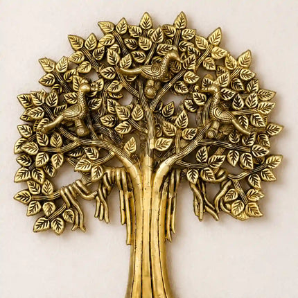 Brass Kalpvriksha Wall Hanging  (13.5 Inch)