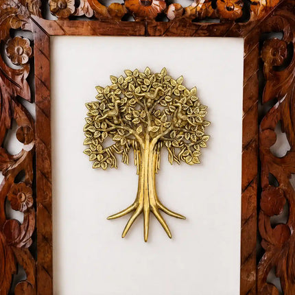 Brass Kalpvriksha Wall Hanging  (13.5 Inch)