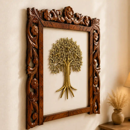 Brass Kalpvriksha Wall Hanging  (13.5 Inch)