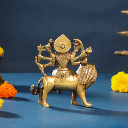 Brass Durga Idol (5.5 Inch)