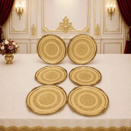 Brass Luxury Dinner Serving Set