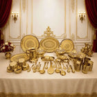Brass Luxury Dinner Serving Set