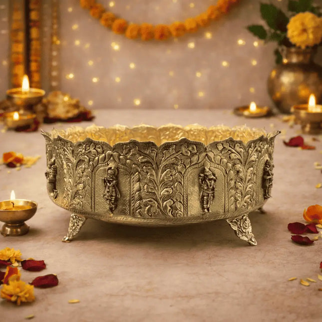Brass Dashavatara Urli