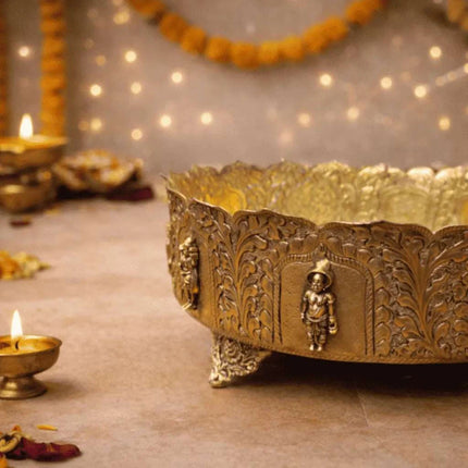 Brass Dashavatara Urli
