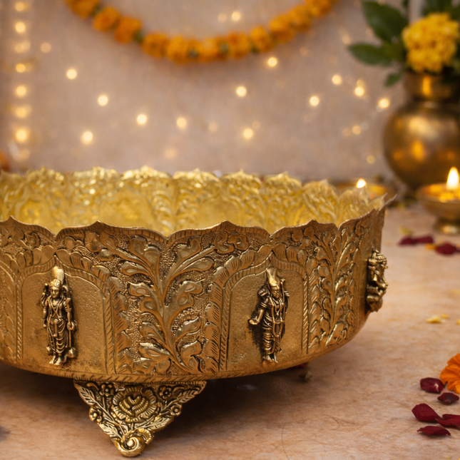 Brass Dashavatara Urli