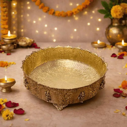 Brass Dashavatara Urli