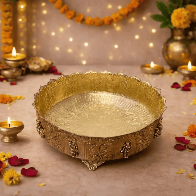Brass Dashavatara Urli