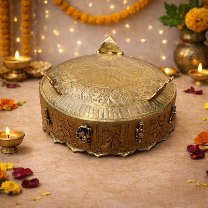 Brass Dashavatara Urli (4.5 Inch)