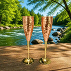 Height - 10 inch (2.3 x 2.3 x 10 inch) ; pair weight - 440 gram ; capacity - 250 ml