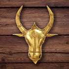 Brass Bull Head Wall Hanging