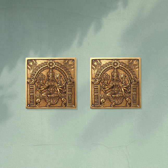 Brass Superfine Ashtalakshmi Wall Hanging Set