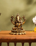 Brass Superfine Ganesha Idol (5.8 Inch)