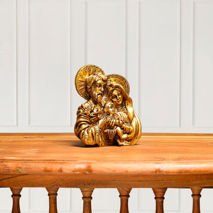 Brass Superfine God Jesus Family Idol (4.8 Inch)