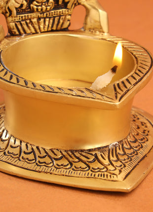 Brass Ashtalakshmi Diya (7 Inch)